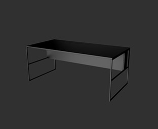 办公家具办公桌工位SketchUp草图大师SU模型下载0093