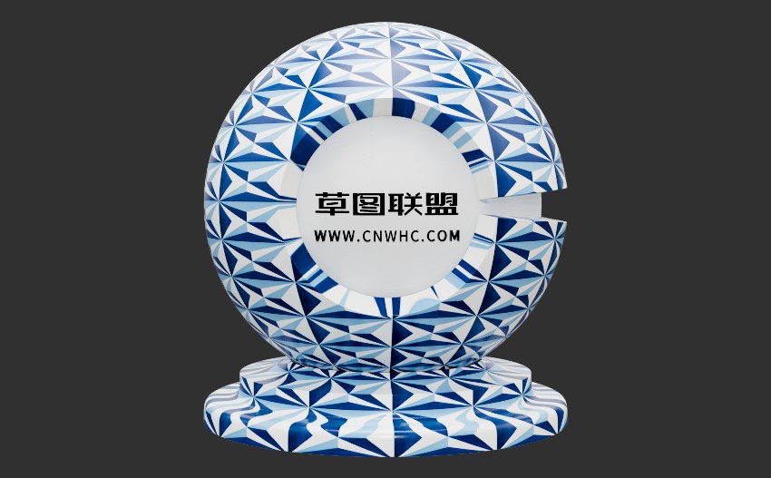 Enscape带图案瓷砖材质贴图下载0264