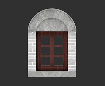 窗户SketchUp草图大师SU模型下载0026