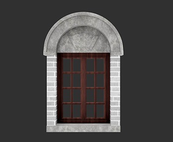 窗户SketchUp草图大师SU模型下载0027