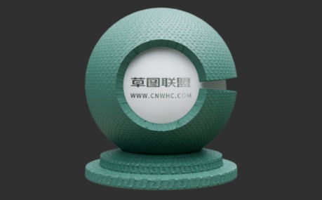 Enscape绿色压花天鹅绒布料材质贴图下载216