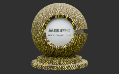 Enscape黄色尼龙帆布布料材质贴图下载232