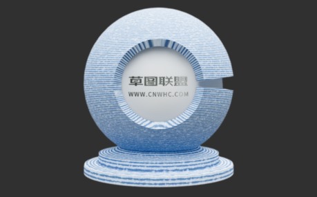 Enscape蓝色奥斯曼面料布料材质贴图下载236