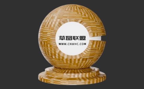 Enscape交叉层压木人字拼木地板材质贴图下载219
