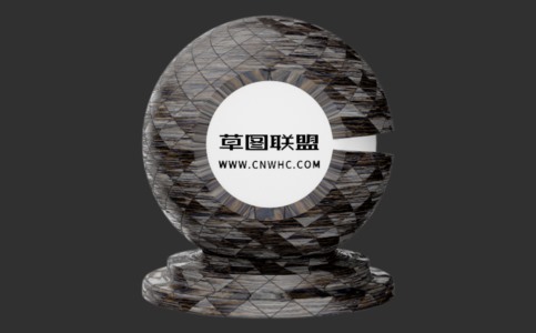 Enscape乌木三角形拼木地板材质贴图下载230