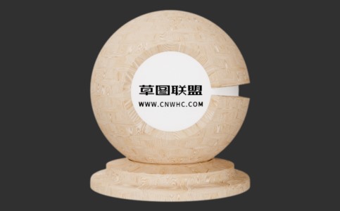 Enscape白蜡木立方体拼木地板材质贴图下载234