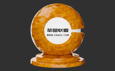 Enscape橡木半开放漆方形复古拼木地板材质贴图下载506