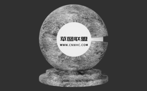 Enscape黑色混凝土材质贴图下载001