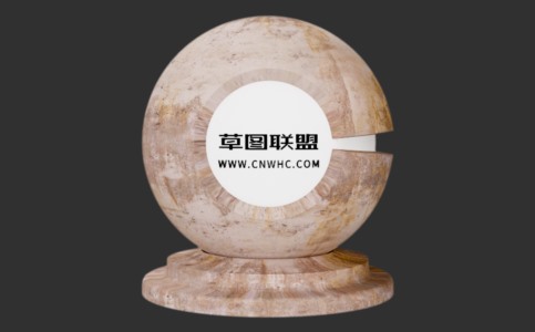 Enscape棕色混凝土材质贴图下载006