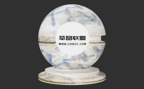 Enscape带有涂鸦混凝土墙材质贴图下载011