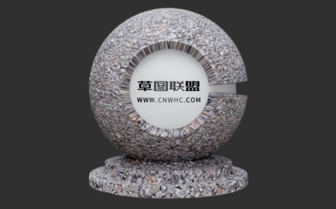 Enscape碎石子片材质贴图下载224