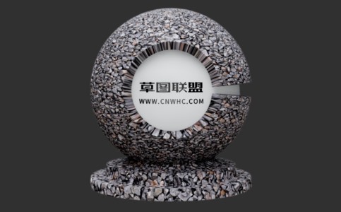 Enscape碎石子片材质贴图下载225