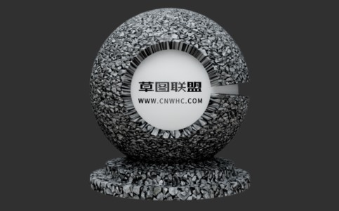 Enscape碎石子片材质贴图下载227