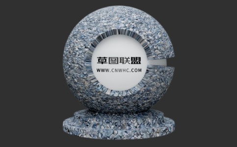 Enscape碎石子片材质贴图下载228