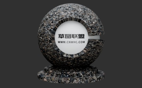 Enscape碎石子片材质贴图下载232