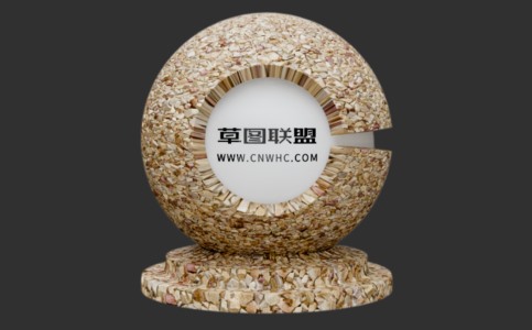 Enscape碎石子片材质贴图下载234