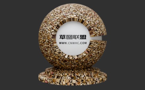 Enscape碎石子片材质贴图下载235