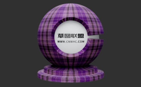 Enscape格子花尼面料布料材质贴图下载416