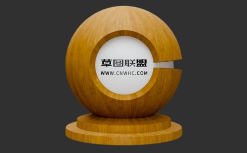 Enscape干邑棕肯德橡木实木木皮板材质贴图下载236
