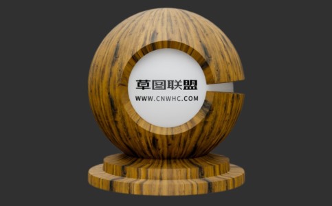 Enscape阁楼老木纹实木木皮板材质贴图下载237