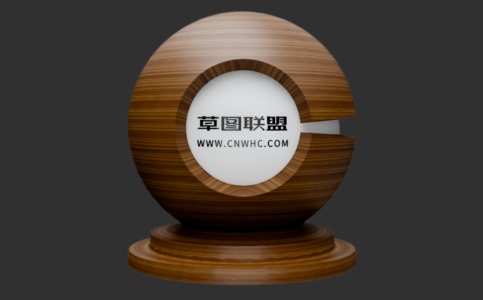Enscape胡桃木纹材质贴图下载770