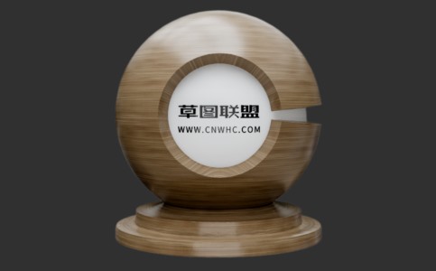 Enscape胡桃木纹材质贴图下载777