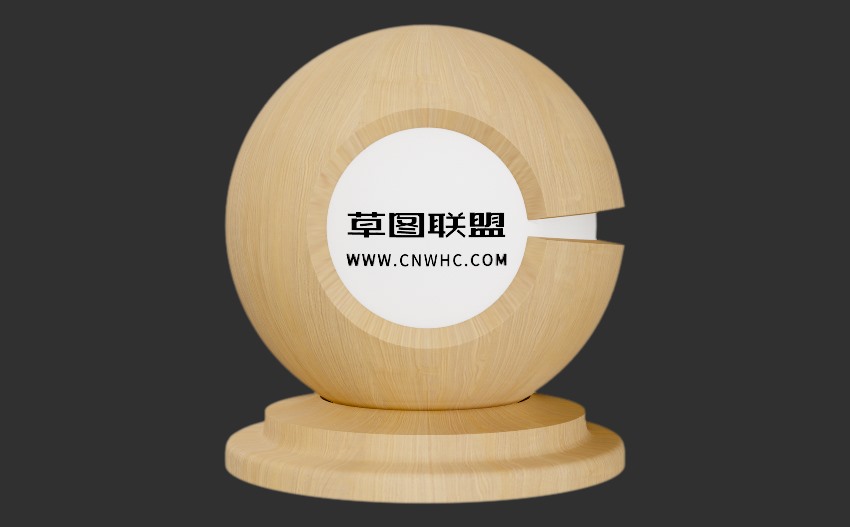 Enscape桃木钢刷木纹材质贴图下载0217
