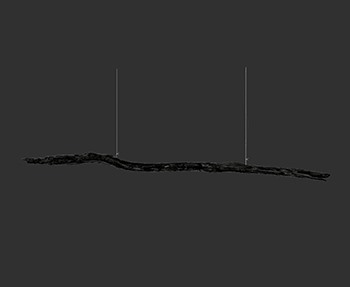 吊灯照明灯具SketchUp草图大师SU模型下载0165