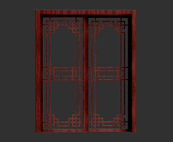 窗户SketchUp草图大师SU模型下载0061