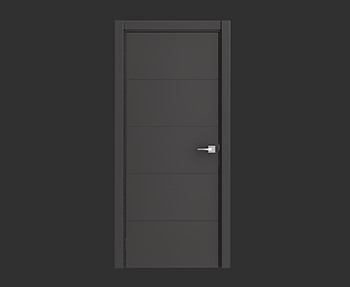 平开门单开门SketchUp草图大师SU模型下载0073
