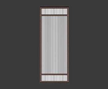玻璃屏风隔断SketchUp草图大师SU模型下载0072