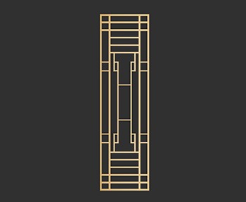 屏风隔断SketchUp草图大师SU模型下载0087