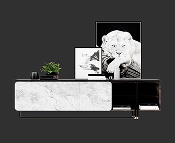 边柜饰品柜SketchUp草图大师SU模型下载0074