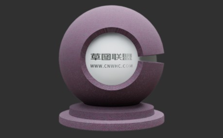 Enscape紫色涤纶布料材质贴图下载245