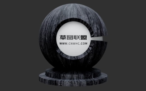 Enscape黑釉哈利法克斯橡木实木木皮板材质贴图下载243