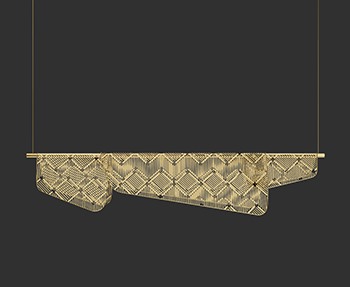 吊灯照明灯具SketchUp草图大师SU模型下载0034