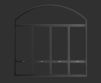 窗户SketchUp草图大师SU模型下载0090