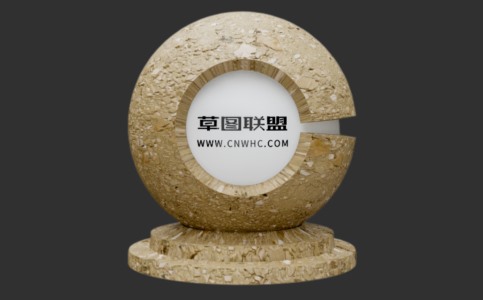 Enscape砖块碎片地面材质贴图下载001