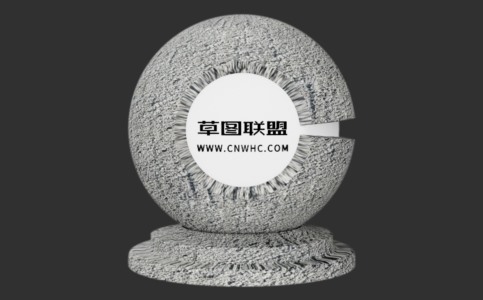 Enscape粗混凝土材质贴图下载065