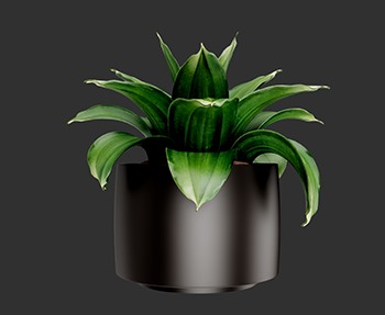盆栽植物SketchUp草图大师SU模型下载0021