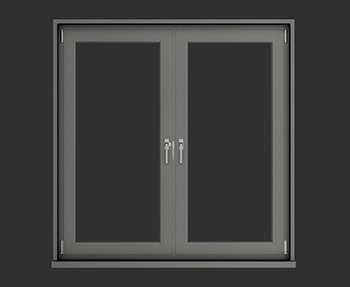 窗户SketchUp草图大师SU模型下载0115