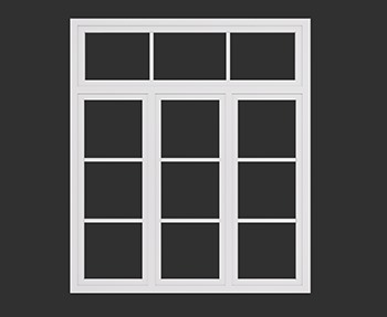 窗户SketchUp草图大师SU模型下载0141