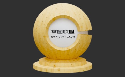 Enscape自然松木实木木皮板材质贴图下载315