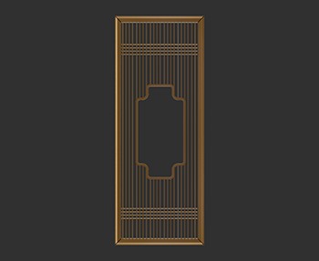 屏风隔断SketchUp草图大师SU模型下载0164