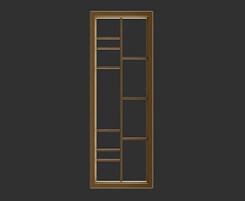屏风隔断SketchUp草图大师SU模型下载0179