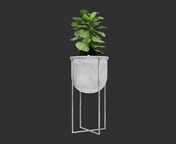 盆栽植物SketchUp草图大师SU模型下载0139