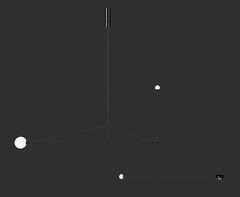 吊灯照明灯具SketchUp草图大师SU模型下载0120