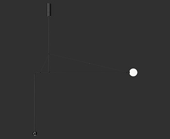 吊灯照明灯具SketchUp草图大师SU模型下载0123