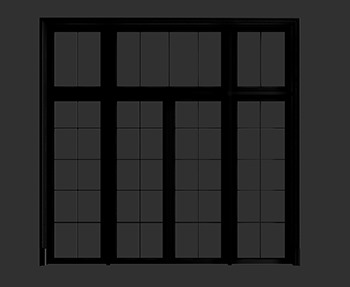 窗户SketchUp草图大师SU模型下载0178