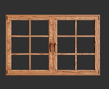 窗户SketchUp草图大师SU模型下载0184